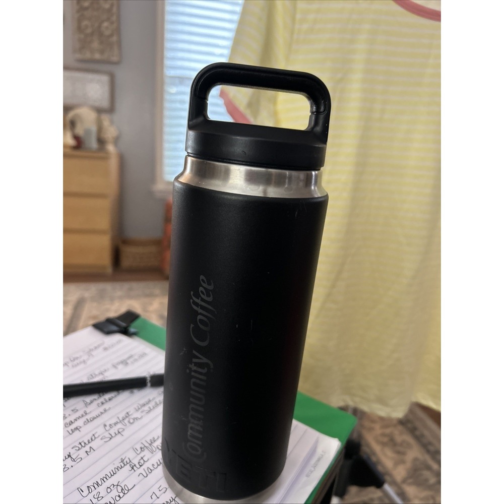 Community‎ Coffee Yeti Rambler 18 Oz Hot Or Cold Double Wall Vacuum Insulation